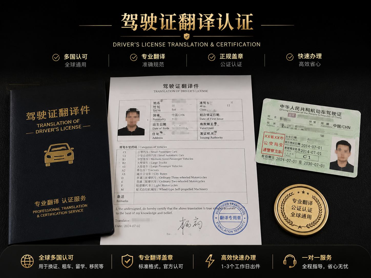 驾驶证翻译认证